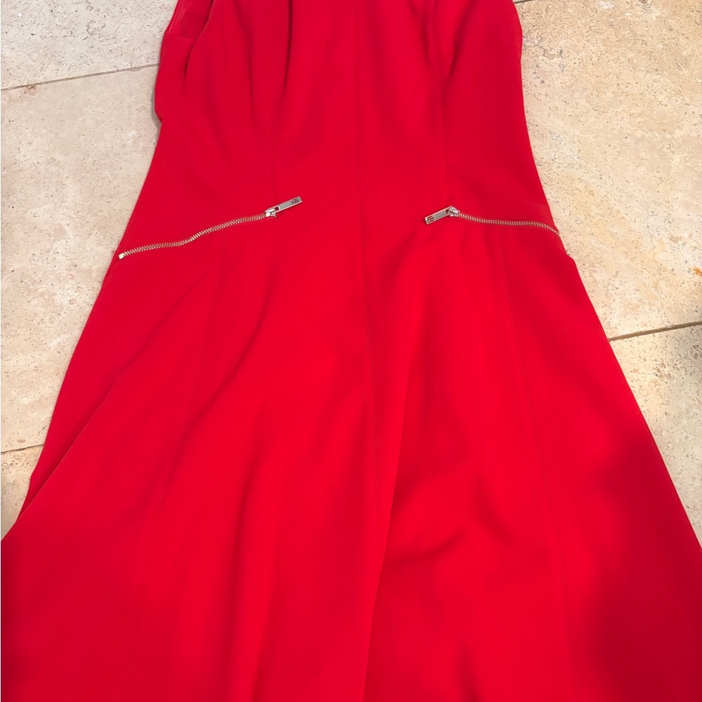 Tommy Hilfiger Strapless Coral-Colored Dress